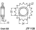 Front sprocket JT JTF 1126-16 16T, 520